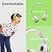 LilGadgets Connect+ Style On-Ear Kids Headphones w/Microphone - SharePort Technology, SoftTouch Padding, Detachable Cable, Noise Reduction, Durable & Adjustable, Green Kids Headphone with Microphone