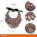 Holylove Women Statement Necklace Bling Pink Choker Fashion Large Costume Jewelry with Gift Box-HLXL839