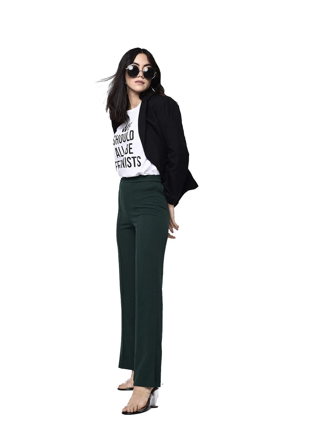 stanvee women black cotton blazer