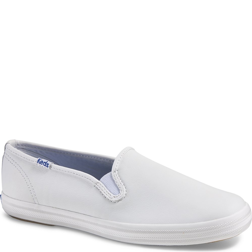 womens keds leather slip on
