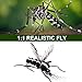 YZD Realistic Fly Fishing Flies Set Dry Fly Mosquitos Set of 12 Flies Handmade Rainbow Trout Fishing Lure kit Flyfishing…
