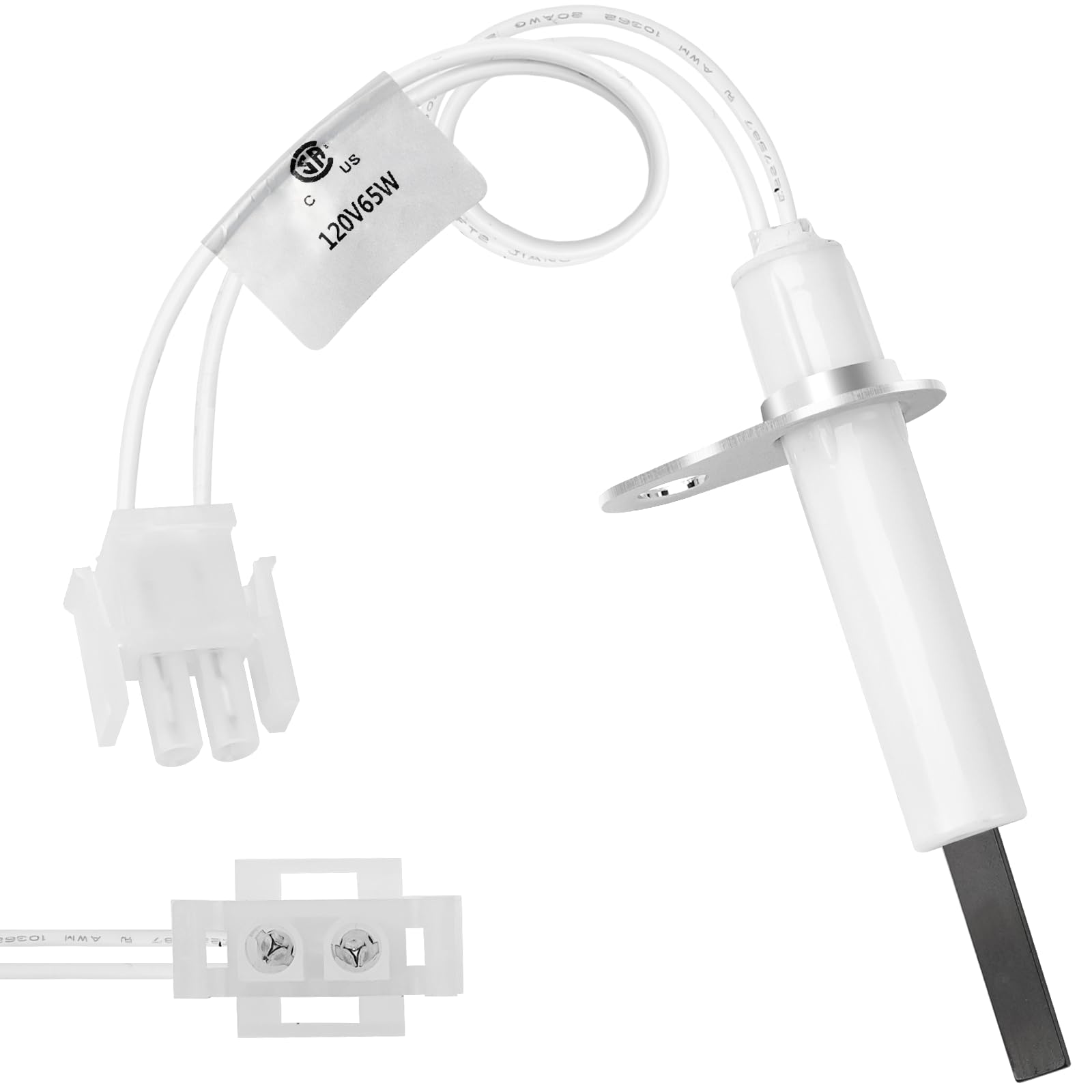 Photo 1 of 0130F00008S 0130F00008 Furnace Hot Surface Ignitor By Cenipar Compatible With Goodman Hot Surface Ignitor Heater Igniters Replace 0130f00008 0130f00008s1 789-707A1 SSN084KS