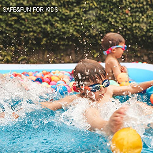 Inflatable Blow Up Kiddie Pool Family Swimming Pool 103" X 69" X 20