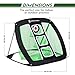 Proshot Sports Pop Up Golf Chipping Net Outdoor Indoor Golfing Target Accessories and Backyard Portable Practice Swing Game with Foam Training Golf Balls