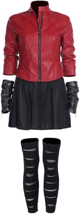 Supergirl Witch Costume Halloween Cosplay Full Set Cool Battle Suit