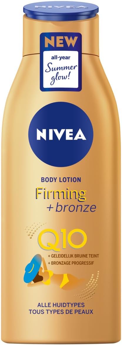 Nivea Q10 Firming Body Lotion Bronze 400g Skin Elasticity Tanned Look