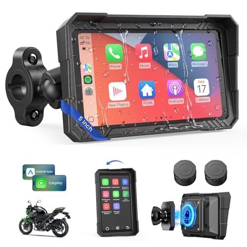 WonVon 5 Inch Motorcycle GPS Navigation
