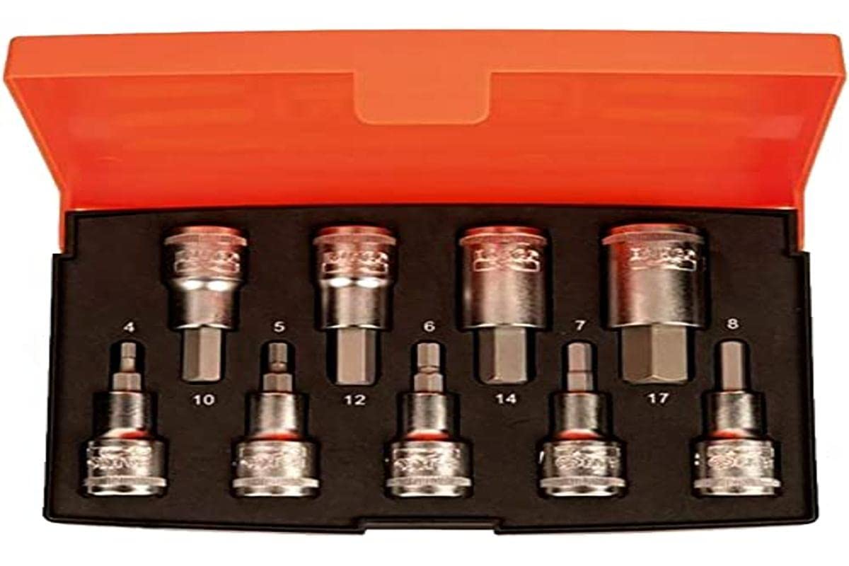 S9HEX 1/2in Drive Socket Set of 9 Metric