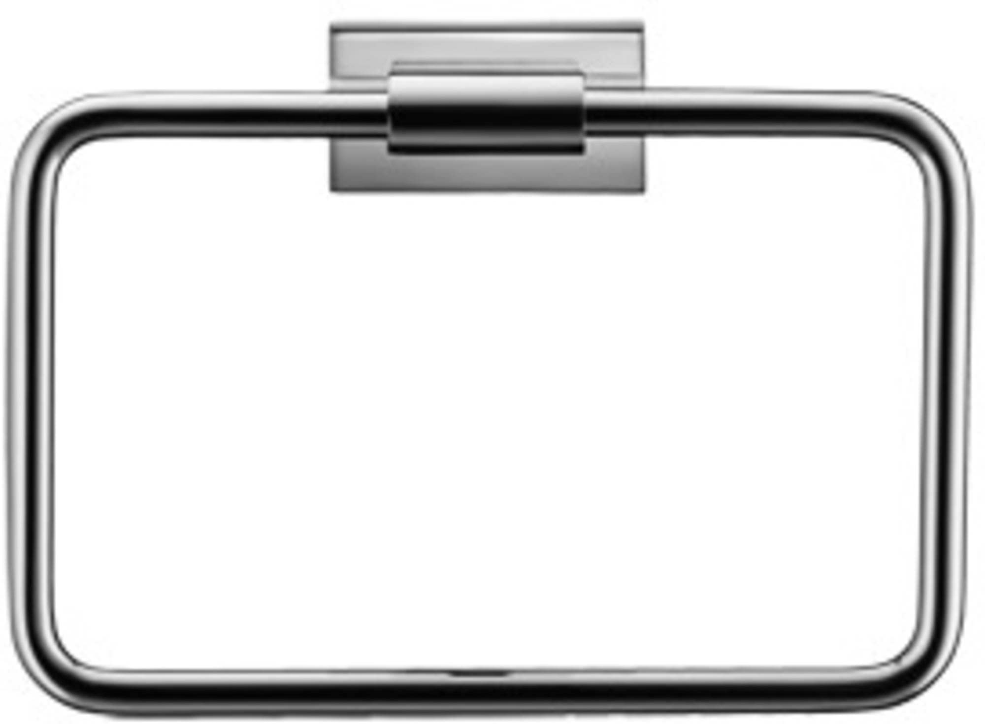 Duravit Towel Ring, Silver