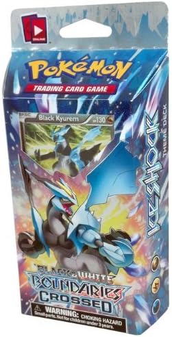 Pokèmon B & W Juego de Tarjeta de Juego de Cartas coleccionables Fronteras Cruzadas (BW7) Hielo Golpes Tema Cubierta Caja de Kyurem [Azul Negro]: Amazon.es: Juguetes y juegos