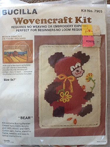 Bear - Bucilla Wovencraft Weaving Craft Kit 7903