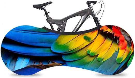 Volwco Indoor Mountainbike Abdeckung Fahrrad Aufbewahrung Elastisch Staubdicht Radabdeckung Saugfahige Mountainbike Aufbewahrungstasche Fur Reifen Von 26 28 Zoll 1 Amazon De Kuche Haushalt
