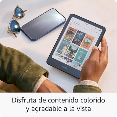 Amazon Kindle Colorsoft de 16 GB (último modelo). Con pantalla a color que da vida a las portadas y al contenido, ahora con resaltados en color. Sin anuncios. Negro