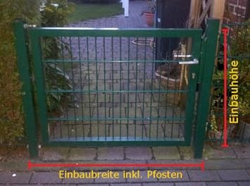 Hochwertiges Gartentor Hoftor / Tor-Einbau-Breite: 125 cm ...