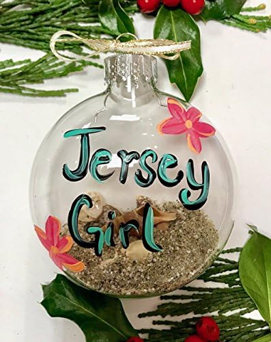Jersey Girl Shore Beach NJ Christmas Ornament