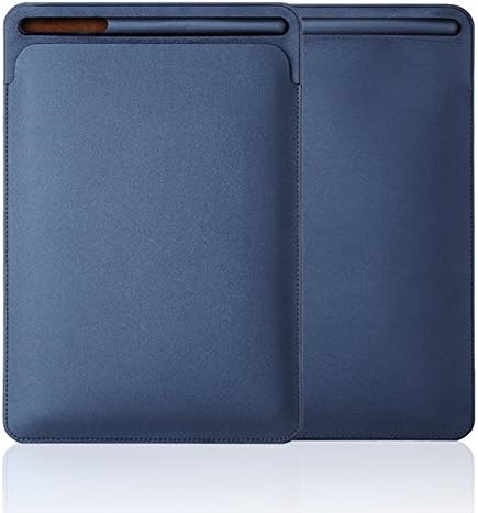 XHS Pu Leather Protective Case Pouch Sleeve Cover Holder for Apple Pencil & iPad Pro 12.9โโ (Blue)