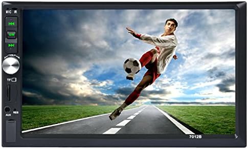 Carlike 7" Double DIN Touch Screen in Dash Bluetooth Car Stereo MP5 MP3 Audio 1080P Video Player FM Radio/TF/USB/AUX-in/Suppport Rear View Camera + Remote Control