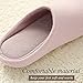 HOMOSEAL Women's Slippers Washable Closed Toe Ultra Lightweight Cotton Indoor Slipper, S, Beige