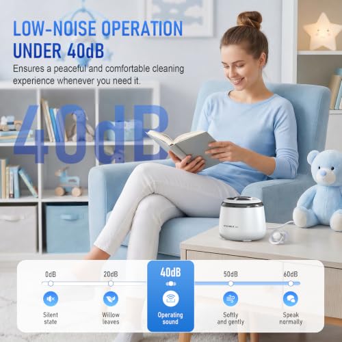 Limpiador Ultrasonidos Dental con Luz UV-C,Resistente al Agua,48kHz con Temporizador,4 Modos,200mL.Ideal para Prótesis Dentales,Alineadores,Protectores Bucales y Férulas Nocturnas.Blanco. | Resistente al Agua