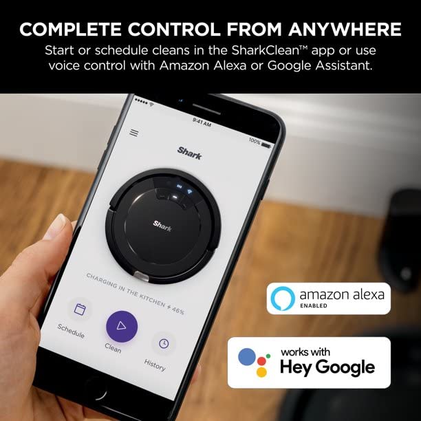 Shark ION Robot Vacuum, Wi Fi Connected, Works with Google Assistant