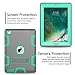 Topsky NTECeaq Shock-Absorption Three Layer Armor Defender Full Body Protective Case for iPad 2, 3, 4 Grey/Green