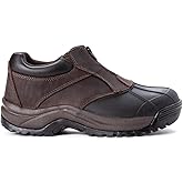 Propet Mens Blizzard Round Toe Zippered Snow Casual Boots Ankle - Black, Brown
