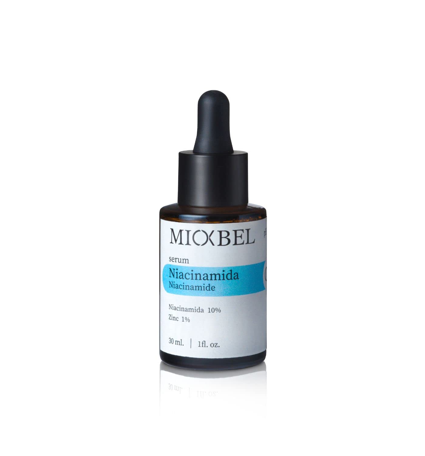 MIOXBEL Face Serum with Niacinamide 10% and Zinc 1% | Anti-Blemish Serum for Oily and Combination Skin | Regulates Excess Sebum and Reduces Open Pores | Anti-Redness Serum 30 ml