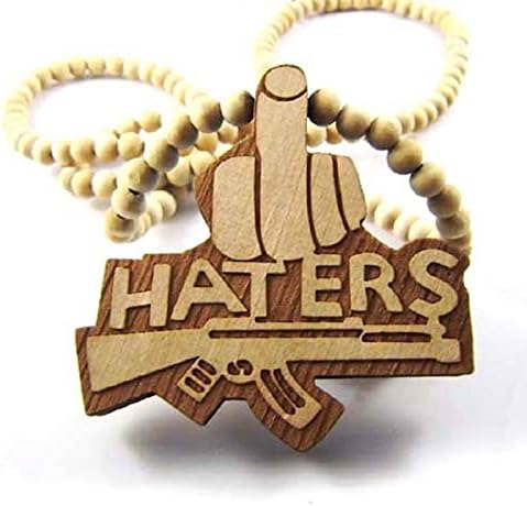 Rima Imar Haters Wood Beaded Necklace Fashion Jewelry