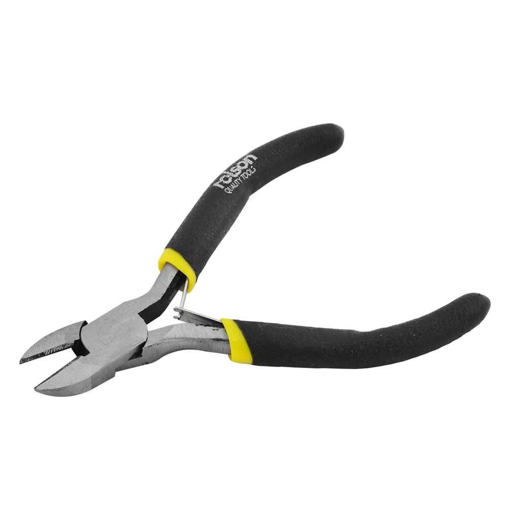 Rolson 20215 Mini Side Cutting Pliers, Black