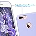ULAK iPhone 7 Plus Case, Liquid Silicone Gel Rubber Case with Soft Microfiber Lining Shockproof Slim Rubber Protective Phone Cases Cover for iPhone 7 Plus 5.5 inch, Purple