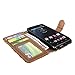 Motorola Droid Turbo / XT1254 Case - Cellularvilla Pu Leather Wallet Card Flip Open Pocket Case Cover Pouch For Motorola Droid Turbo / XT1254 (Brown Leopard)