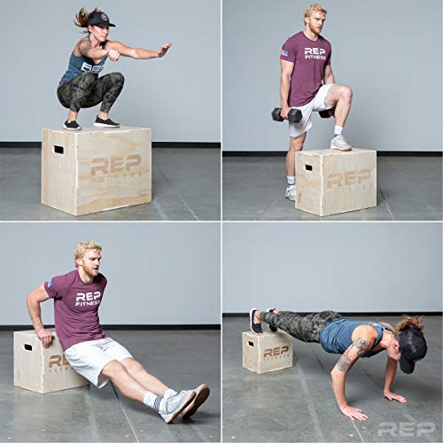 REP FITNESS 3in1 Soft Plyo Box Safe for Shins NonSlip MultiUse