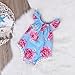 Newborn Kids Baby Girls Clothes Floral Jumpsuit Romper Playsuit + Headband Outfits (0-6 Months, Blue)