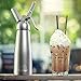 Whipped Cream Dispensers - Comes with 3 Stainless Steel Decorating Nozzles/A fancy Booklet of 100 Recipes/Leak-Free / 1 Pint