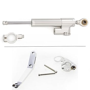 Fxcnc Racing Moto Ajustable Amortisseur De Direction Stabilisateur Tampon Barre De Contrôle Avec Support De Montage Pour Honda Cbr954rr 2002 2003 - 