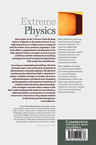 Extreme Physics: Properties and Behavior of Matter at Extreme Conditions - //medicalbooks.filipinodoctors.org