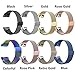 iTerk Compatible Fitbit Charge 2 Bands, Stainless Steel Metal Magnetic Buckle Milanese Mesh Loop Replacement Wristband Adjustable Small & Large