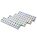 Yellow Mountain Imports Set of 166 American Mahjong Tiles, Chinoise (Tiles Only Set)