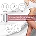 Ladies Electric Rechargeable Shaver/Razor for Women Bikini Trimmer Hair Removal for legs and Underarms, IPX7 Waterproof, Portable Cordless Design, 4 Interchangeable Heads (Upgraded Version)