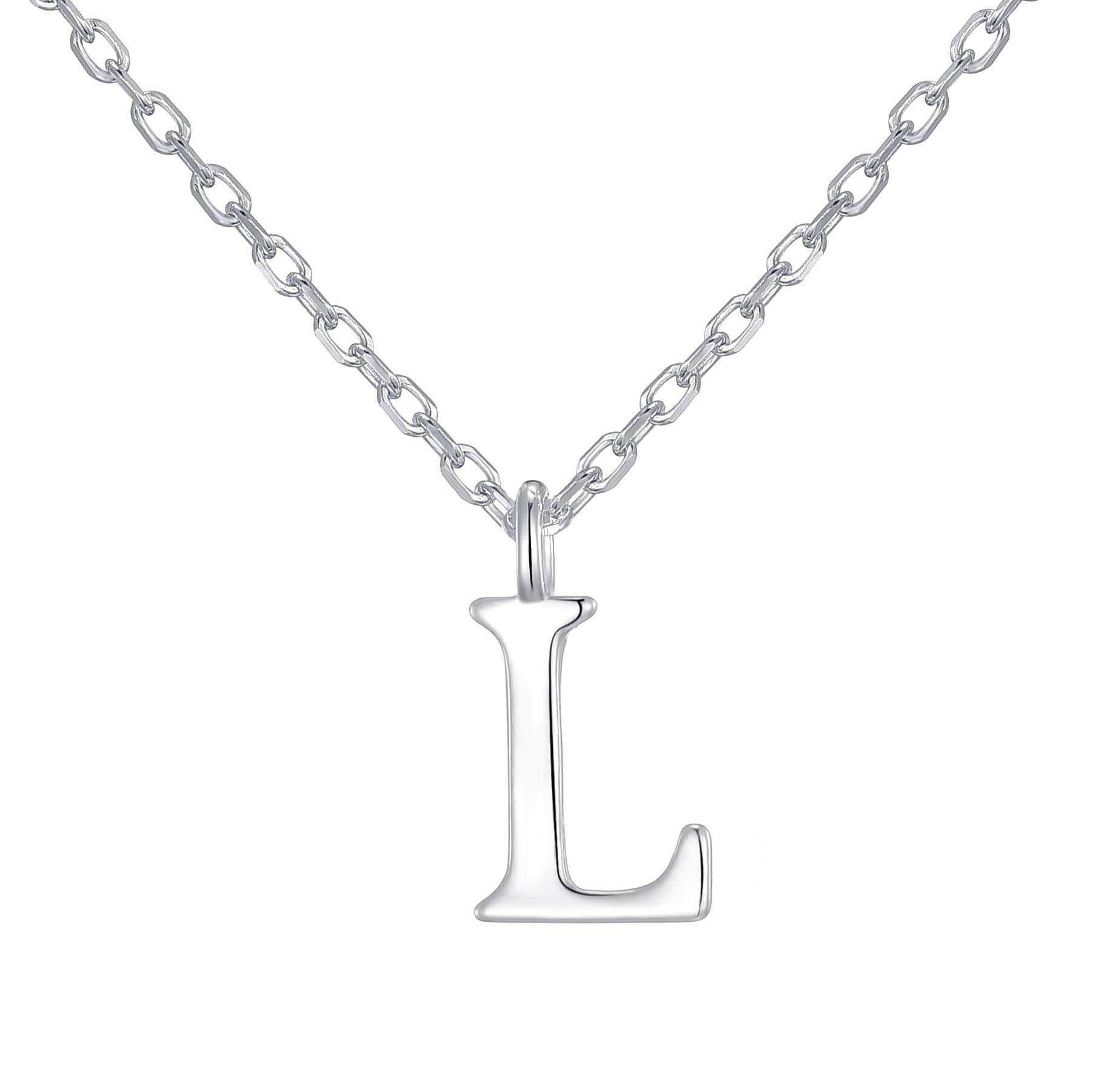 Philip Jones Sterling Silver Initial L Necklace — image 1