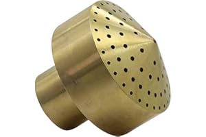 Brass Fountain Nozzle 1/4" 1/2" 3/4" 1" 1.5" 2" Female Thread Firework Fountain Brass Scattering Nozzle Sprinkler Landscape T