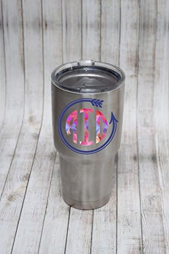Circle Arrow Lilly Pulitzer Monogram Decal