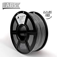 ABS Filament, 3D Hero ABS Filament 1.75mm,ABS 3D Printer Filament, Dimensional Accuracy +/- 0.02 mm, 2.2 LBS(1KG),1.75mm Filament,Grey