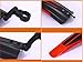 BlueSunshine Adjustable Road Mountain Bike Bicycle Cycling Tire Front/Rear Mud Guards Mudguard Fenders Set, fits for 24-28″ Bike (Black)thumb 4