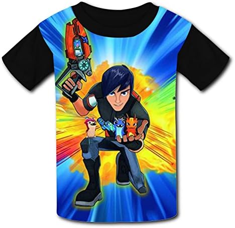 Kids 3D Printing Slug_XXter_Xra Short Sleeve T-Shirts for Boys Girls Black S
