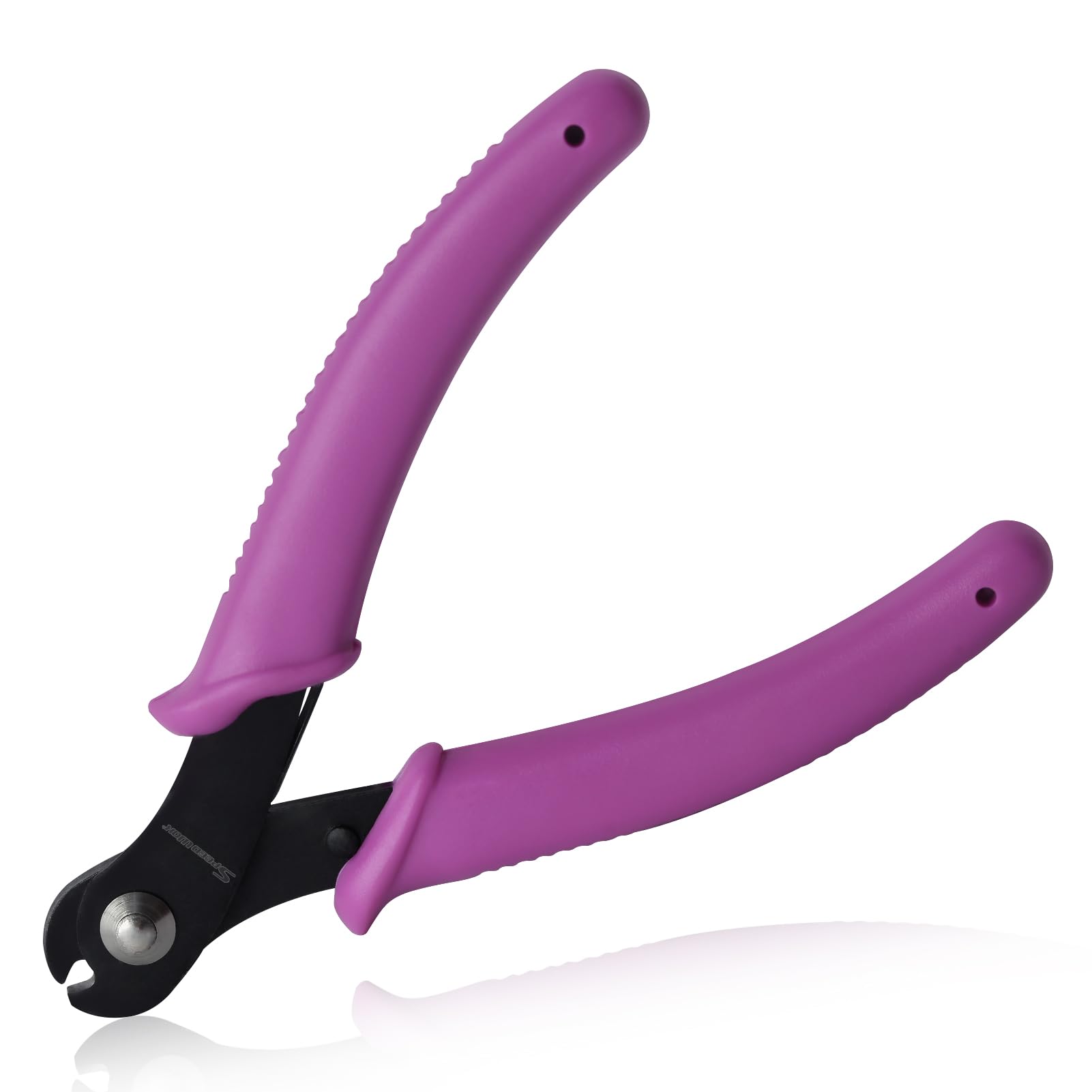 SPEEDWOX 5 Inch Memory Wire Cutting Pliers Jewelry Parrot Beak Wire Cutter Bracelet Pliers Memory Wire Shears Flush Cut Pliers Beading Hobby Work Tool for Arts and Crafts Electronics Jewelry Making