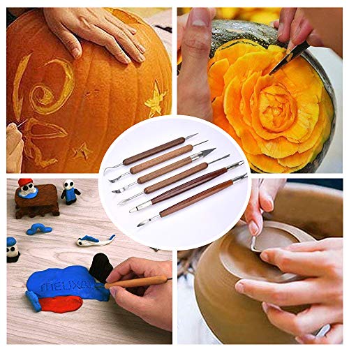 Crafts Clay Modeling Tool Clay Shaping Sculpting Tools Set Pottery Carving Tools for Ceramics Clay Pottery Shaping and Sculpting Clay at Schools & Home