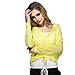 Bhome Simplicity Women Sun Wrap UV Sun Protection Thin Transparent Jacket Conditioned Shirt White