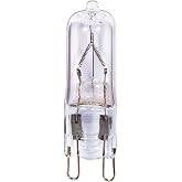 Satco S3545 1/Card 120V 50-Watt T4 G9 Base Light Bulb, Clear