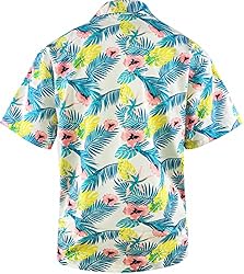 AINIKO Men's Short Sleeve Hawaiian Shirt Quick Dry